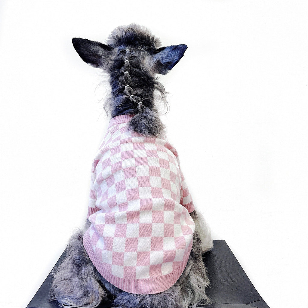 Dog Designer Sweater - Classic Canine Style for Chilly Days