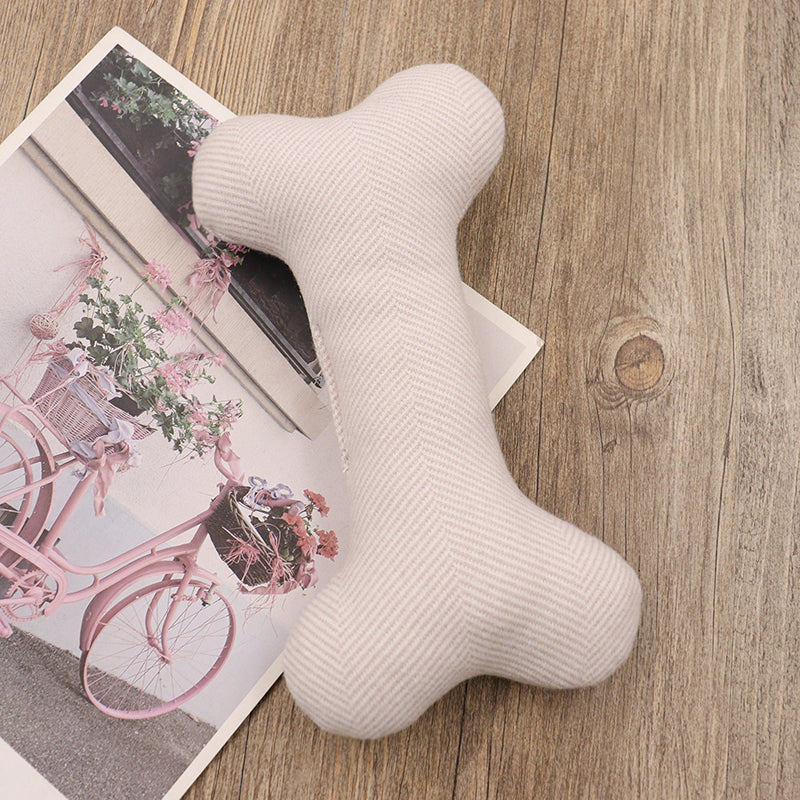 Felt Dog Bone Chew Toy